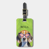 Bagagelabels van beagle (Voorkant verticaal)
