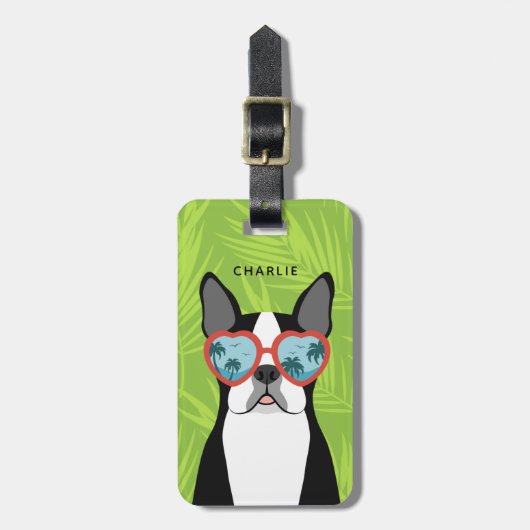 Bagagelabels van Boston Terrier (Voorkant verticaal)