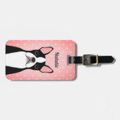 Bagagelabels van Boston Terrier (Voorkant horizontaal)