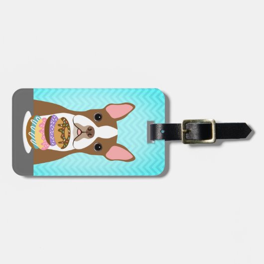 Bagagelabels van Boston Terrier (Voorkant horizontaal)