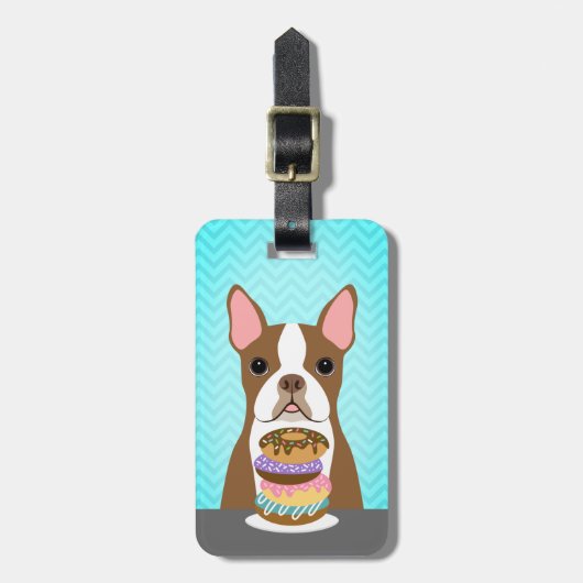 Bagagelabels van Boston Terrier (Voorkant verticaal)