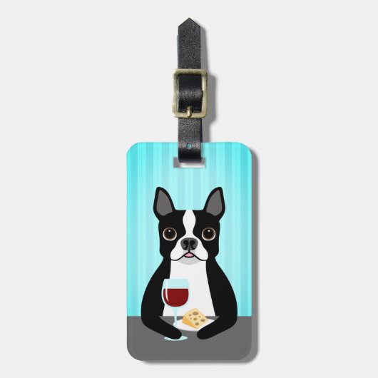 Bagagelabels van Boston Terrier (Voorkant verticaal)