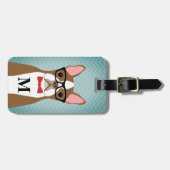 Bagagelabels van Boston Terrier (Voorkant horizontaal)