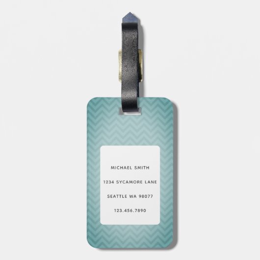 Bagagelabels van Boston Terrier (Achterkant verticaal)