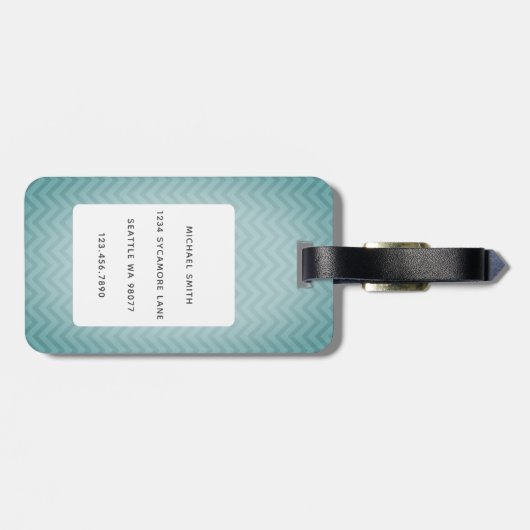 Bagagelabels van Boston Terrier (Achterkant horizontaal)