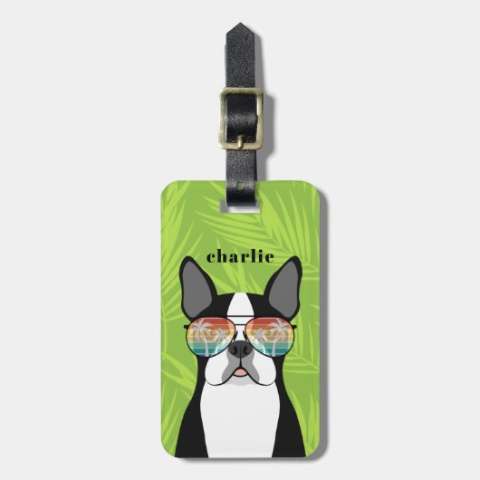 Bagagelabels van Boston Terrier (Voorkant verticaal)