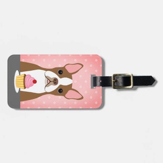 Bagagelabels van Boston Terrier (Voorkant horizontaal)