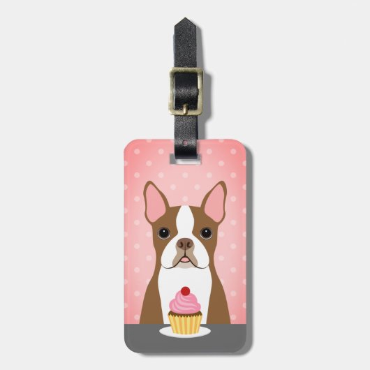Bagagelabels van Boston Terrier (Voorkant verticaal)