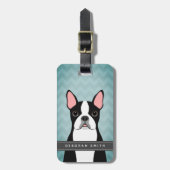 Bagagelabels van Boston Terrier (Voorkant verticaal)