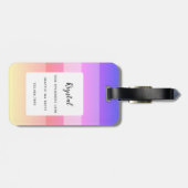 Bagagelabels van Boston Terrier (Achterkant horizontaal)