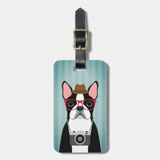 Bagagelabels van Boston Terrier (Voorkant verticaal)