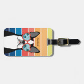 Bagagelabels van Boston Terrier (Voorkant horizontaal)