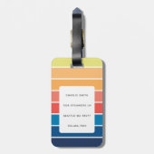 Bagagelabels van Boston Terrier (Achterkant verticaal)