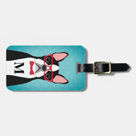 Bagagelabels van Boston Terrier (Voorkant horizontaal)