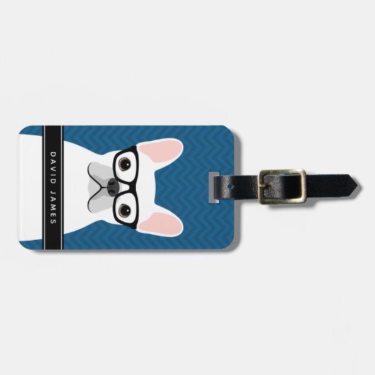 Bagagelabels van Bulldog (Voorkant horizontaal)