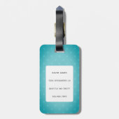 Bagagelabels van Bulldog (Achterkant verticaal)