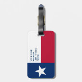Bagagelabels van de Texas voor zakken en koffers (Achterkant verticaal)