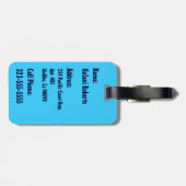 Bagagelabels van het Mengsel van de Zonsondergang (Achterkant horizontaal)