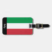 Bagagelabels van Patriottisch Italië, Italiaanse v (Voorkant horizontaal)