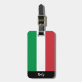 Bagagelabels van Patriottisch Italië, Italiaanse v (Voorkant verticaal)