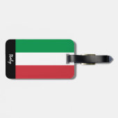 Bagagelabels van Patriottisch Italië, Italiaanse v (Achterkant horizontaal)