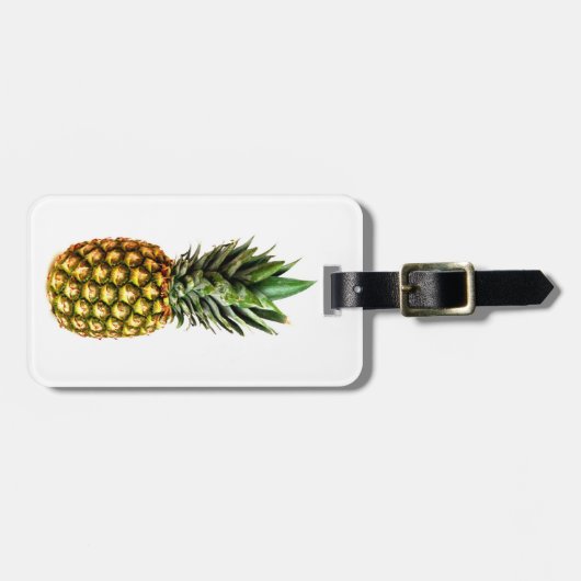 Bagagelabels voor ananasdruk (Voorkant horizontaal)