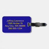 Bagagelabels voor boogontwerpen (Achterkant horizontaal)