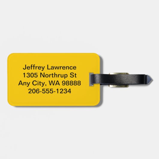 Bagagelabels voor Bright Dirt Bike ATV-ontwerp (Achterkant horizontaal)