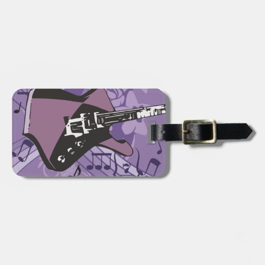 Bagagelabels voor elektrische gitaren (Voorkant horizontaal)