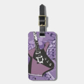 Bagagelabels voor elektrische gitaren (Voorkant verticaal)