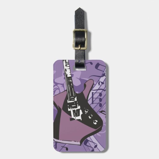 Bagagelabels voor elektrische gitaren (Voorkant verticaal)