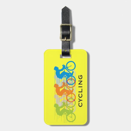 Bagagelabels voor fietsontwerp (Voorkant verticaal)