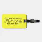 Bagagelabels voor fietsontwerp (Achterkant horizontaal)