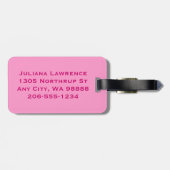 Bagagelabels voor fietsontwerp (Achterkant horizontaal)