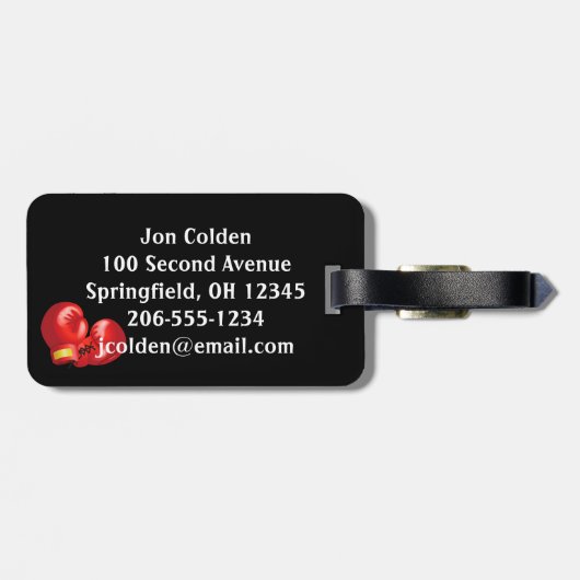 Bagagelabels voor gebotteld ontwerp (Achterkant horizontaal)