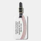 Bagagelabels voor honkbalontwerp (Voorkant verticaal)