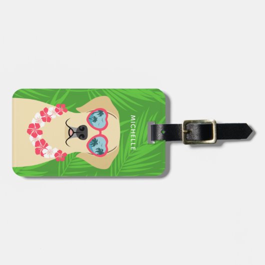 Bagagelabels voor labrador Retriever (Voorkant horizontaal)