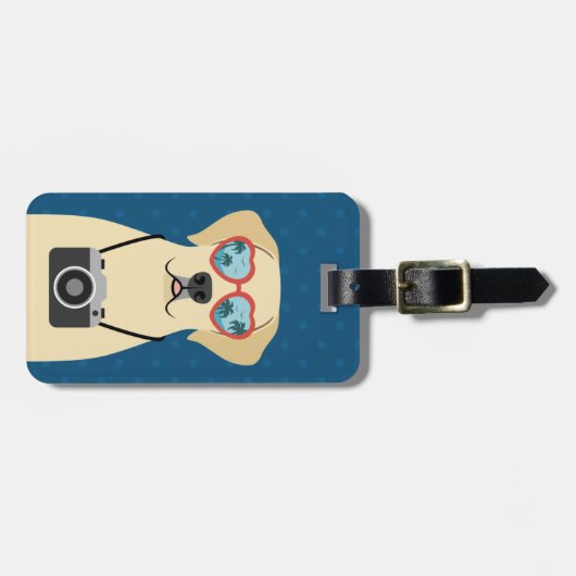 Bagagelabels voor labrador Retriever (Voorkant horizontaal)