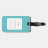 Bagagelabels voor labrador Retriever (Achterkant horizontaal)