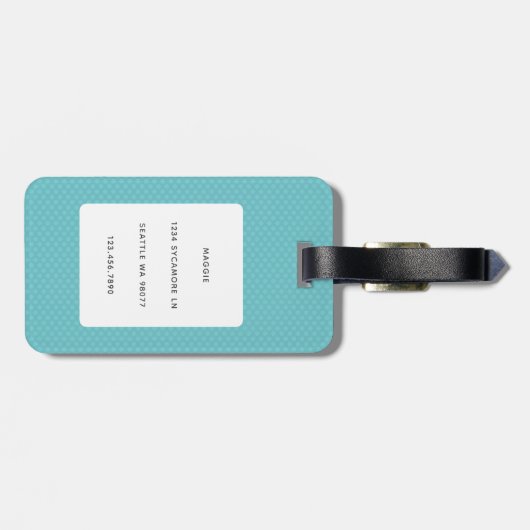 Bagagelabels voor labrador Retriever (Achterkant horizontaal)