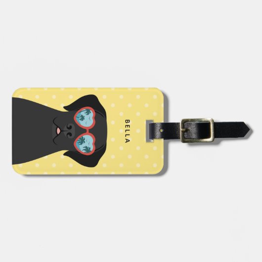 Bagagelabels voor labrador Retriever (Voorkant horizontaal)