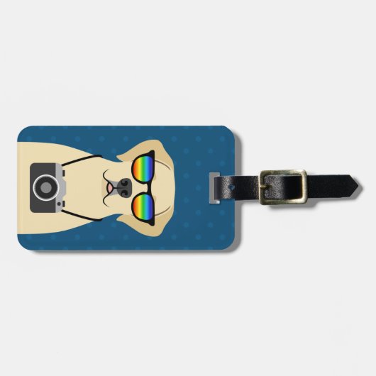 Bagagelabels voor labrador Retriever (Voorkant horizontaal)