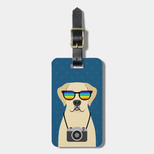 Bagagelabels voor labrador Retriever (Voorkant verticaal)