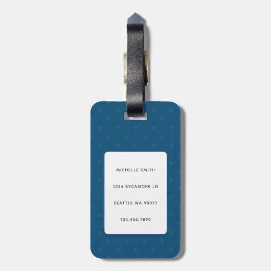 Bagagelabels voor labrador Retriever (Achterkant verticaal)