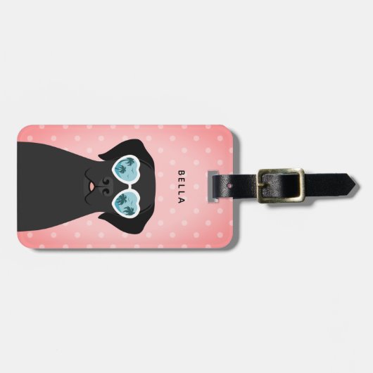 Bagagelabels voor labrador Retriever (Voorkant horizontaal)