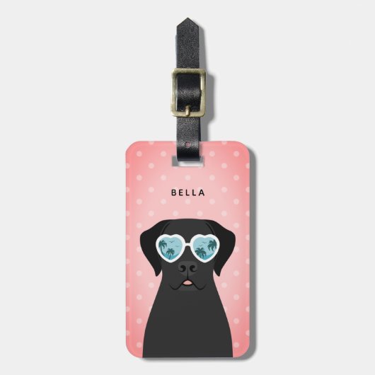 Bagagelabels voor labrador Retriever (Voorkant verticaal)