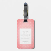 Bagagelabels voor labrador Retriever (Achterkant verticaal)