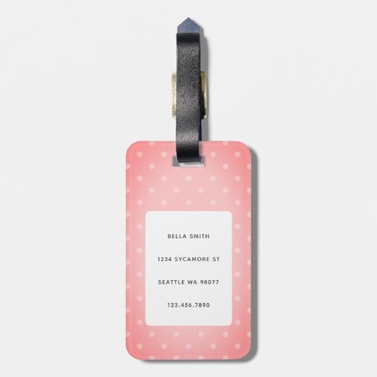 Bagagelabels voor labrador Retriever (Achterkant verticaal)