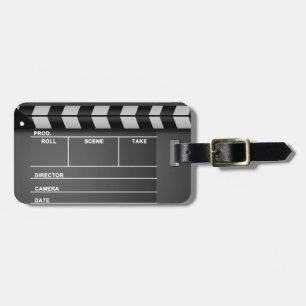 Bagagelabels voor Movie Clapboard