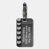 Bagagelabels voor Movie Clapboard (Achterkant verticaal)